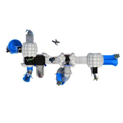 Complex de joaca pentru copii de metal Cloud 2, exterior, 3-12 ani, 1150x520x480 cm