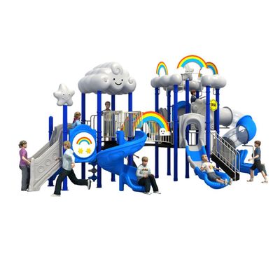 Complex de joaca pentru copii de metal Cloud 3, exterior, 3-15 ani, 960x720x430 cm