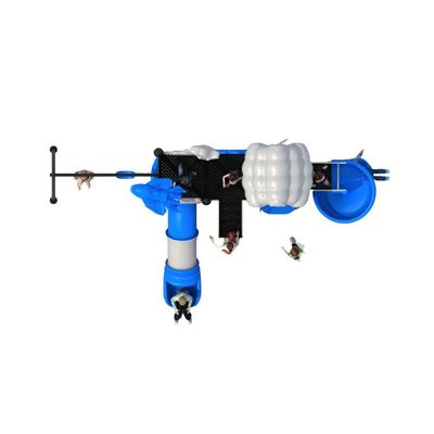 Complex de joaca pentru copii de metal Cloud 6, exterior, 3-15 ani, 750x350x380 cm