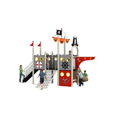 Complex de joaca pentru copii de metal Corabia Piratilor 1, exterior, 3-15 ani, 560x470x410