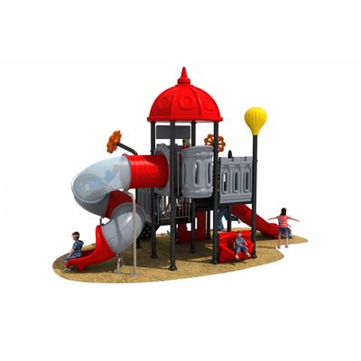 Complex de joaca pentru copii de metal Fire Control 13, exterior, 3-12 ani, 690x390x480 cm
