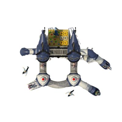 Complex de joaca pentru copii de metal Helicopter 3, exterior, 3-15 ani, 950x700x450 cm