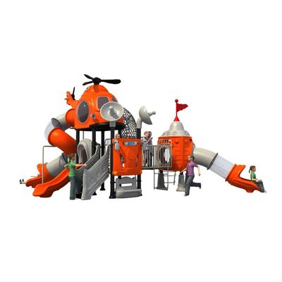 Complex de joaca pentru copii de metal Helicopter 4, exterior, 3-15 ani, 740x700x420 cm