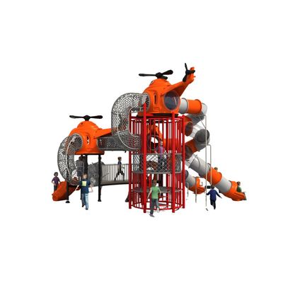 Complex de joaca pentru copii de metal Helicopter 6, exterior, 3-15 ani, 880x800x580 cm