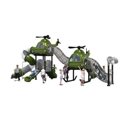 Complex de joaca pentru copii de metal Helicopter 9, exterior, 3-15 ani, 950x600x420 cm
