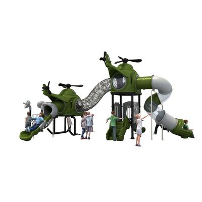 Complex de joaca pentru copii de metal Helicopter 9, exterior, 3-15 ani, 950x600x420 cm