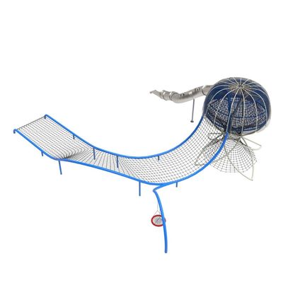 Complex de joaca pentru copii de metal Jelly, exterior, 3-14 ani, 1707x1338x611 cm