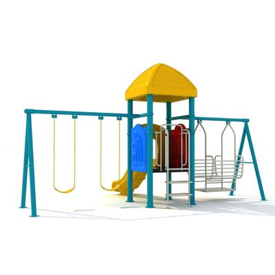 Complex de joaca pentru copii de metal 23, exterior, 3-15 ani, 560x350x360 cm
