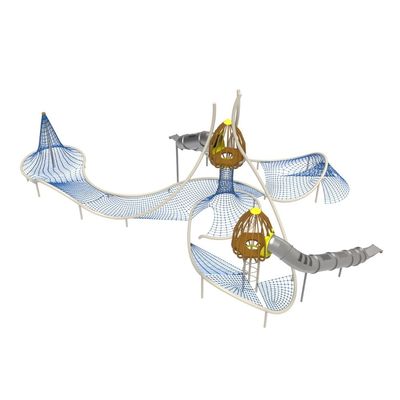 Complex de joaca pentru copii de metal Nymphae, exterior, 3-14 ani, 1500x2120x850 cm