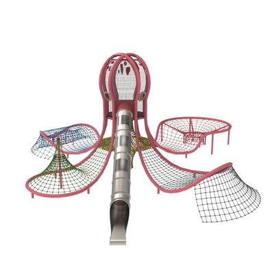 Complex de joaca pentru copii de metal Octopus, exterior, 3-14 ani, 1610x1440x675 cm