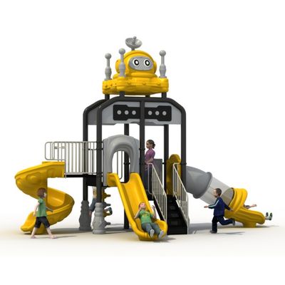 Complex de joaca pentru copii de metal Robot, exterior, 3-15 ani, 650x370x420 cm