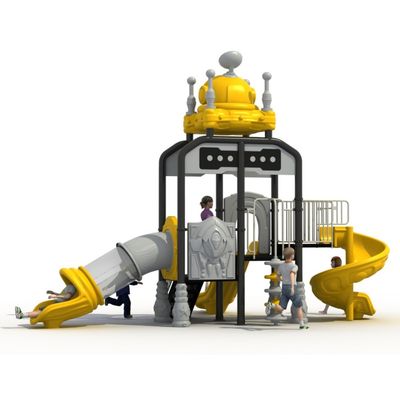 Complex de joaca pentru copii de metal Robot, exterior, 3-15 ani, 650x370x420 cm