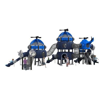Complex de joaca pentru copii de metal Space Base 4, exterior, 3-15 ani, 1500x650x520 cm