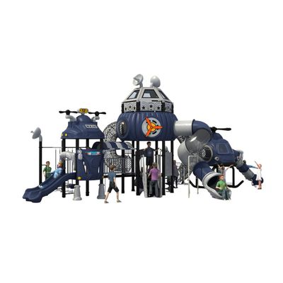 Complex de joaca pentru copii de metal Space Base 7, exterior, 3-15 ani, 1330x700x520 cm