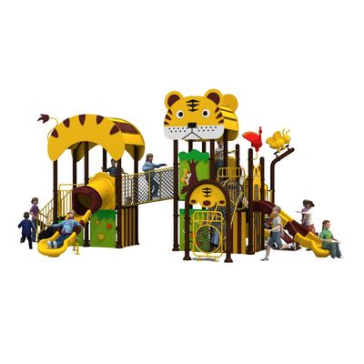 Complex de joaca pentru copii de metal Tiger, exterior, 3-15 ani, 910x680x430 cm