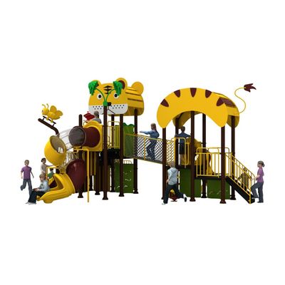 Complex de joaca pentru copii de metal Tiger, exterior, 3-15 ani, 910x680x430 cm