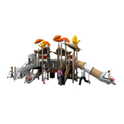 Complex de joaca pentru copii de metal Tree House 10, exterior, 3-15 ani, 930x610x420 cm