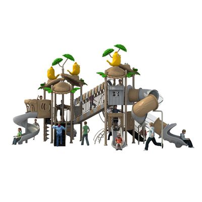 Complex de joaca pentru copii de metal Tree House 3, exterior, 3-15 ani, 990x570x550 cm