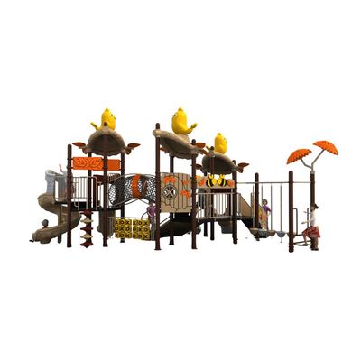 Complex de joaca pentru copii de metal Tree House 7, exterior, 3-15 ani, 770x710x450 cm