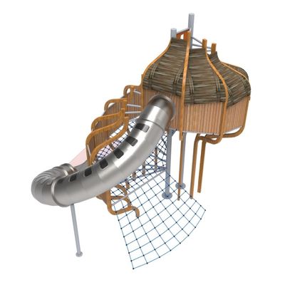 Loc de joaca pentru copii din lemn Turitella, exterior, 12-16 ani, 551x724x652 cm