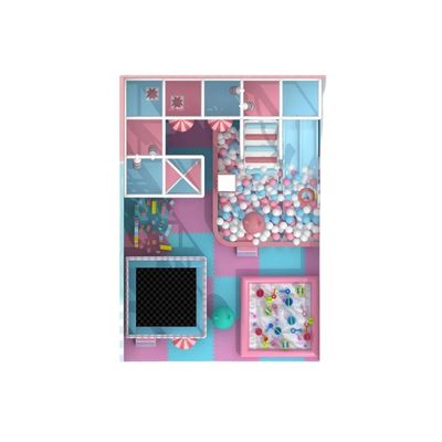 Indoor playground Gummy 80 m2