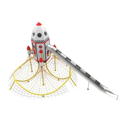 Complex de joaca pentru copii de metal Rocket, exterior, 3-14 ani, 960x1150x450 cm