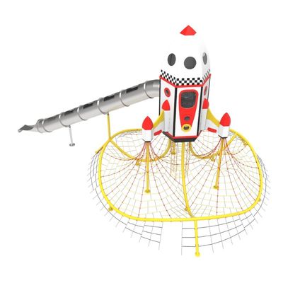 Complex de joaca pentru copii de metal Rocket, exterior, 3-14 ani, 960x1150x450 cm