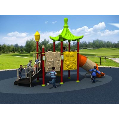 Complex de joaca pentru copii de metal De Poveste, exterior, 3-12 ani, 630x320x370 cm