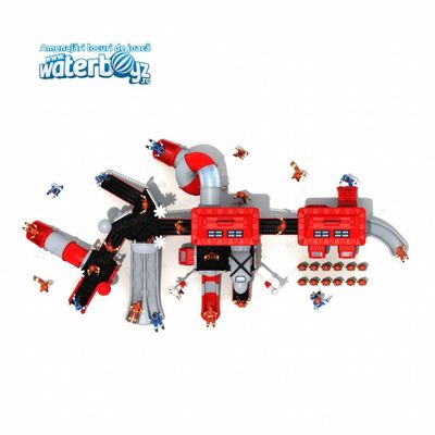 Complex de joaca pentru copii de metal Fire Control 1, exterior, 3-12 ani