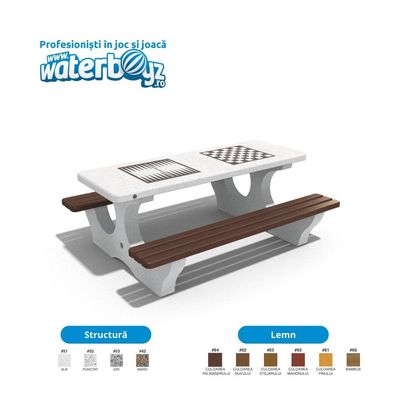 Double table of chess and backgammon 1