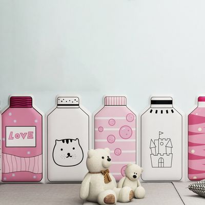 Panou de perete Soft Play cu burete, model Sticlute, pentru locuri de joaca de interior