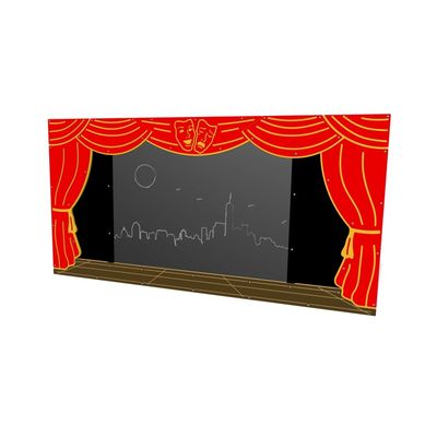 Interactive panel Theatre stage