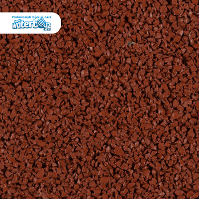 Tartan Turnat din granule cauciuc EPDM rosu