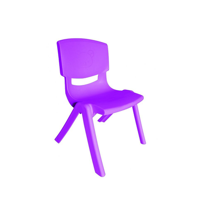 Scaun mare de gradinita de interior pentru copii, plastic, 43x40x76 cm, 3-10 ani, mov