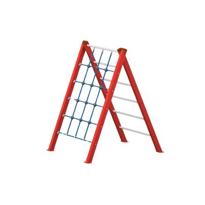 Sistem de catarare cu franghii pentru copii de exterior Model 5, 3-12 ani, 172x112x150 cm, lemn