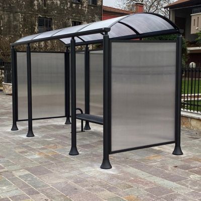Statie autobuz 4 module cu pereti laterali