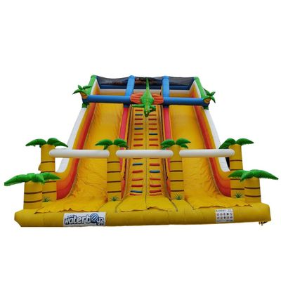 Inflatable Dino Slide with two slopes and a ladder 10*8*10