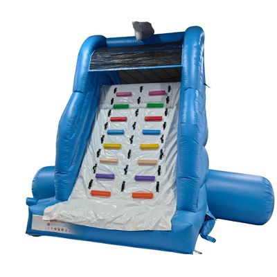 Inflatable slide with climbing wall Super Wave, +3 yrs, 950x300x600 cm