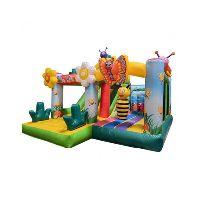 Multifunctional inflatable slide Funny Bugs Monkey race