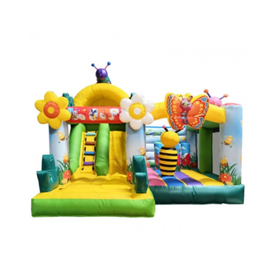 Multifunctional inflatable slide Funny Bugs Monkey race