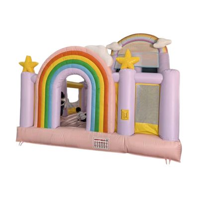 Tobogan gonflabil Rainbow Star, +3 ani, 500x480x450 cm