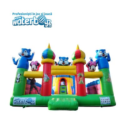 Tobogan gonflabil profesional cu orasel Disney cu garantie 12 luni