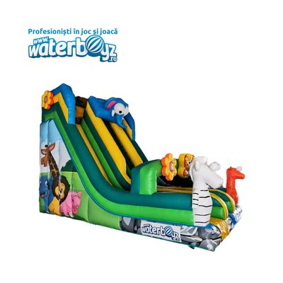 Zoo 3 Inflatable Slide with 2 slopes
