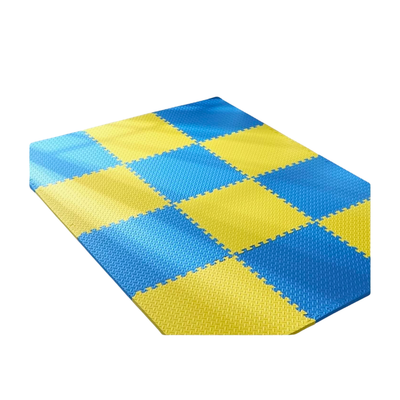 EVA Puzzle Mat Yellow & Blue