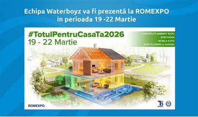 Echipa Waterboyz va fi prezenta la ROMEXPO in perioada 19 - 22 Martie Echipa Waterboyz va fi prezenta la ROMEXPO in perioada 19 - 22 Martie