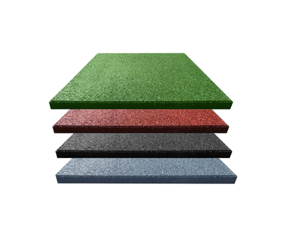 Rubber Safety Playground Tiles 50*50*2.5 / sqm