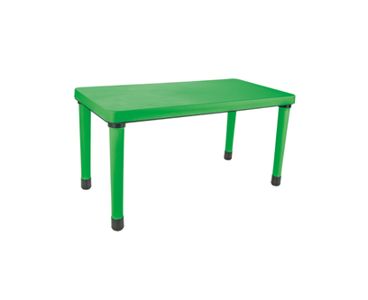 Masa dreptunghiulara de interior pentru copii, 120x60x60 cm, 0-5 ani, verde