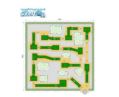 Amenajare teren minigolf 12 holes