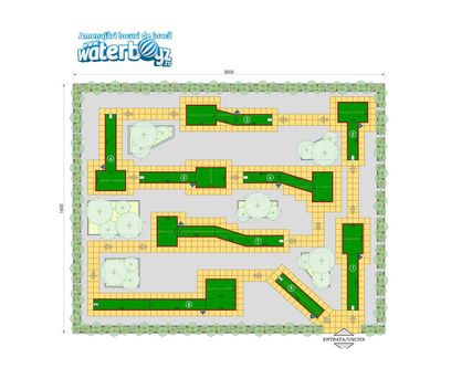 Minigolf Setup 9 holes