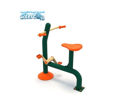 Aparat de fitness bicicleta Model 4 pentru exterior, +12 ani, 125x80x120 cm